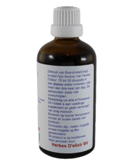 Brandnetel tinctuur - 100 ml - Herbes D'elixir