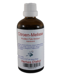 Citroenmelisse tinctuur - 100 ml - Herbes D'elixir