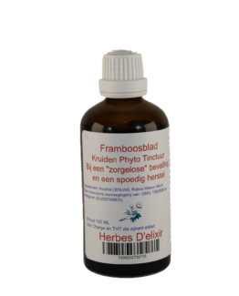Framboosblad tinctuur - 100 ml - Herbes D'elixir