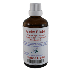 Ginko Biloba tinctuur - 100 ml - Herbes D'elixir