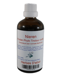Nieren kruiden phyto tinctuur - 100 ml - Herbes D'elixir