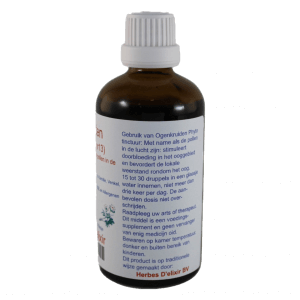 Ogen kruiden tinctuur - 100 ml - Herbes D'elixir