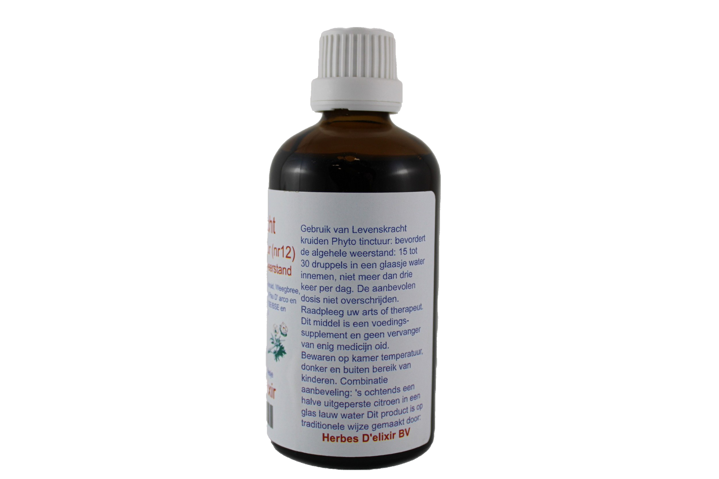 Levenskracht tinctuur - 100 ml - Herbes D'elixir